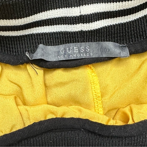 GUESS Embroided Mesh Palm Leaf Mini Skirt - Picture 6 of 6